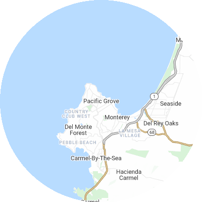 Best concrete companies in Pacific Grove, CA map