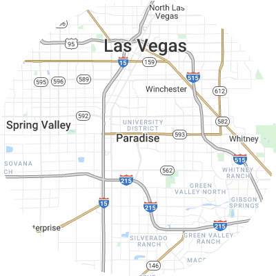 Best pest companies in Paradise, NV map