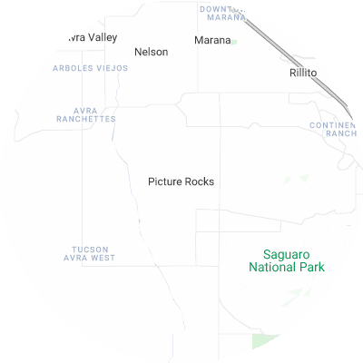 Best lawn companies in Picture Rocks, AZ map