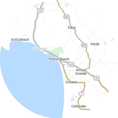 Best window replacement companies in Pismo Beach, CA map