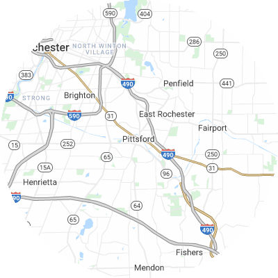 Best moving companies in Pittsford, NY map