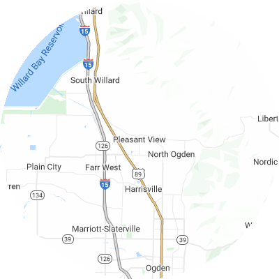 Best moving companies in Pleasant View, UT map