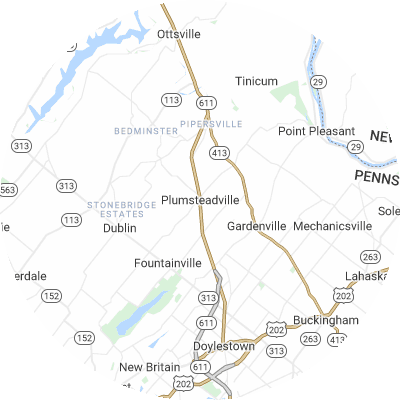 Best Electricians in Plumstead, PA map