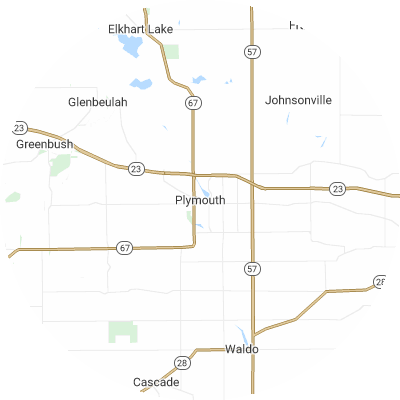 Best moving companies in Plymouth, WI map