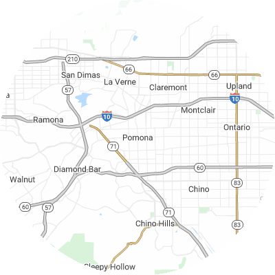 Best gutter guard companies in Pomona, CA map