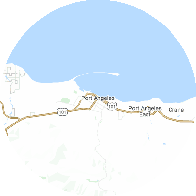 Best moving companies in Port Angeles, WA map