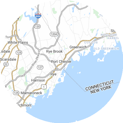 Best roofers in Port Chester, NY map