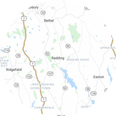 Best gutter cleaners in Redding, CT map