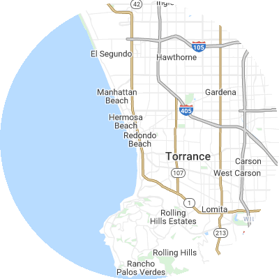 Best lawn care companies in Redondo Beach, CA map
