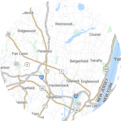 Best pest control companies in River Edge, NJ map