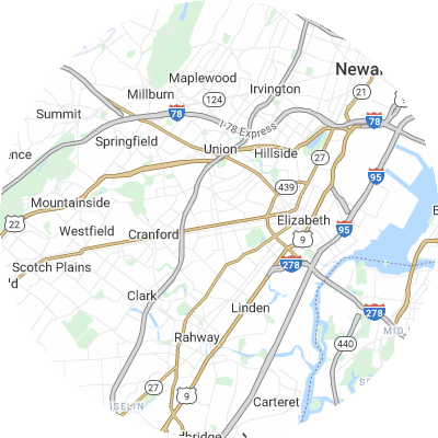 Best roofing companies in Roselle Park, NJ map