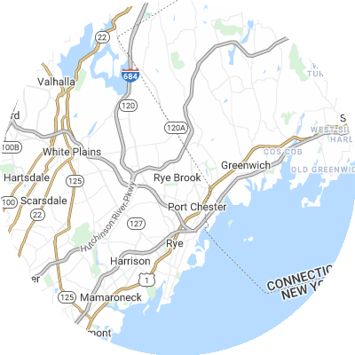 Best lawn care companies in Rye Brook, NY map
