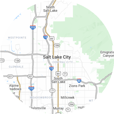 Best window companies in Salt Lake City, UT map
