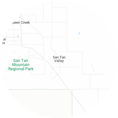 Best lawn companies in San Tan Valley, AZ map