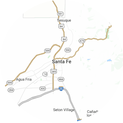 Best window companies in Santa Fe, NM map