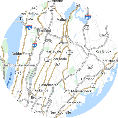 Best roofers in Scarsdale, NY map