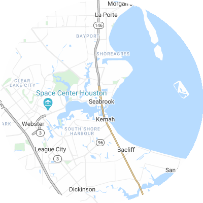 Best gutter cleaners in Seabrook, TX map