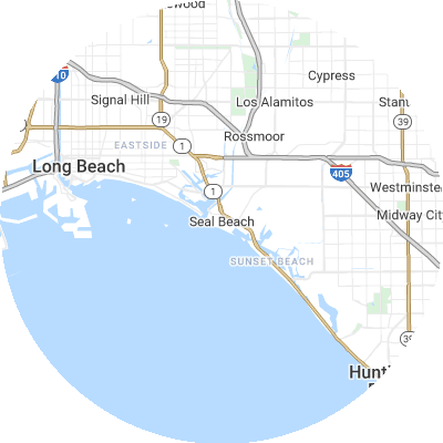 Best pest companies in Seal Beach, CA map