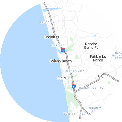 Best pest companies in Solana Beach, CA map