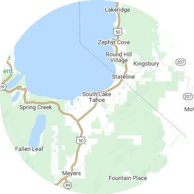 Best lawn care companies in South Lake Tahoe, CA map
