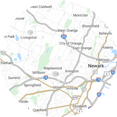 Best roofing companies in South Orange Village, NJ map