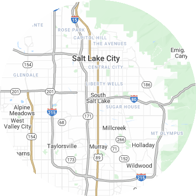 Best window replacement companies in South Salt Lake, UT map