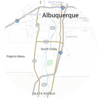 Best gutter cleaners in South Valley, NM map