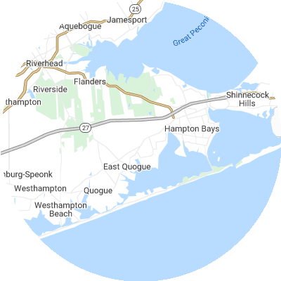 Best Electricians in Southampton, NY map