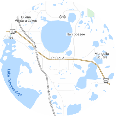 Best concrete companies in St. Cloud, FL map