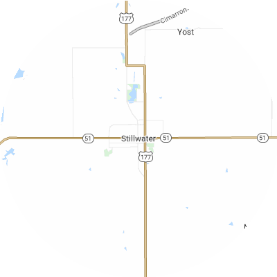 Best gutter companies in Stillwater, OK map