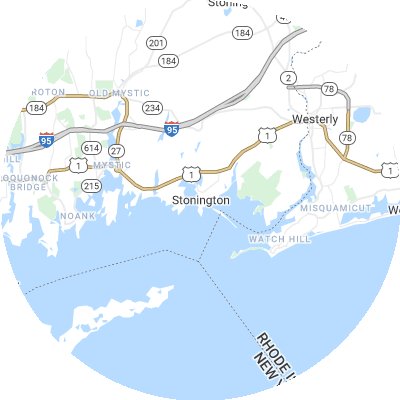 Best gutter cleaners in Stonington, CT map