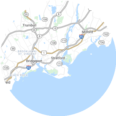 Best moving companies in Stratford, CT map