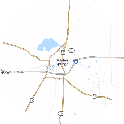 Best pest control companies in Sulphur Springs, TX map