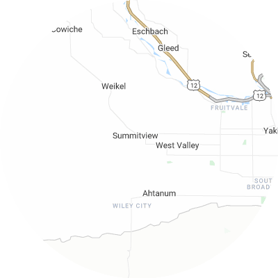 Best gutter cleaners in Summit View, WA map
