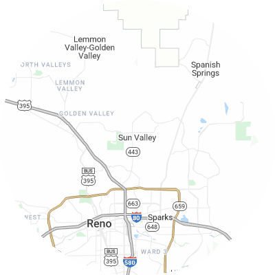 Best concrete companies in Sun Valley, NV map