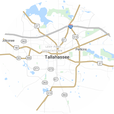 Best pest control companies in Tallahassee, FL map