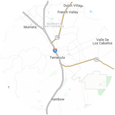 Best window companies in Temecula, CA map