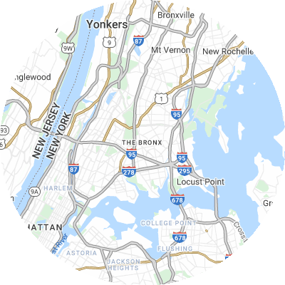 Best pest control companies in The Bronx, NY map