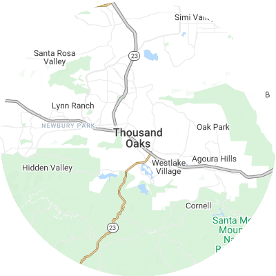 Best concrete companies in Thousand Oaks, CA map