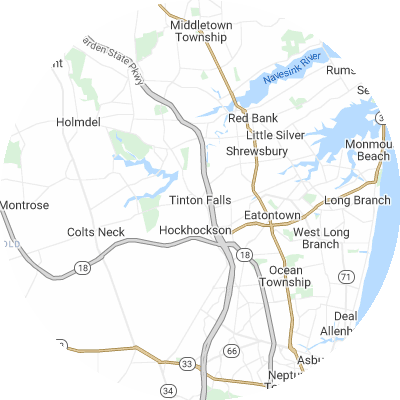 Best pest control companies in Tinton Falls, NJ map