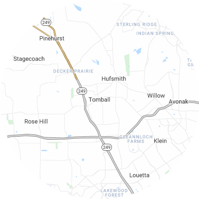 Best moving companies in Tomball, TX map