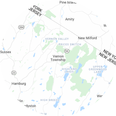 Best pest control companies in Vernon, NJ map