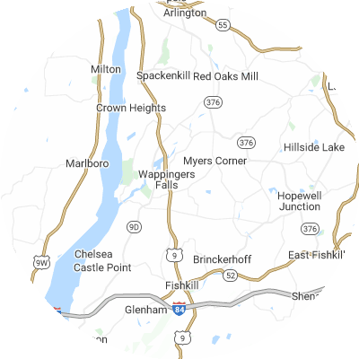 Best Electricians in Wappinger, NY map
