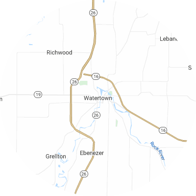 Best gutter cleaners in Watertown, WI map