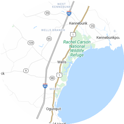 Best moving companies in Wells, ME map