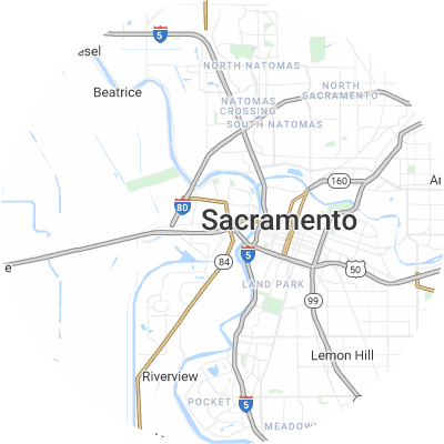 Best roofing companies in West Sacramento, CA map