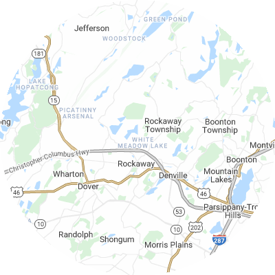 Best window replacement companies in White Meadow Lake, NJ map