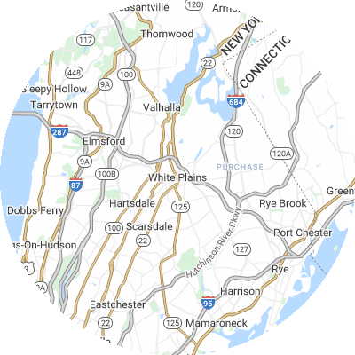 Best moving companies in White Plains, NY map