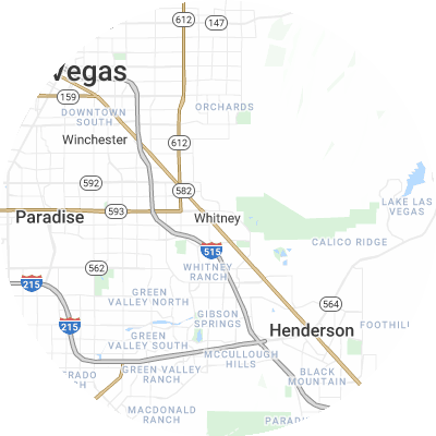 Best pest companies in Whitney, NV map