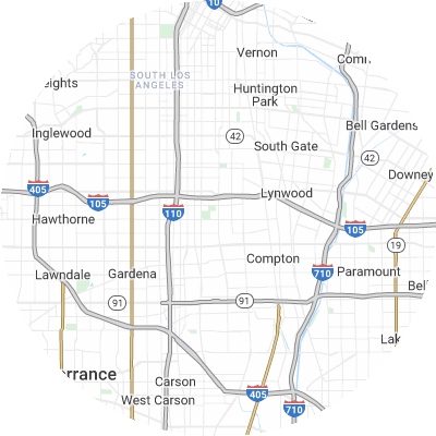 Best plumbers in Willowbrook, CA map